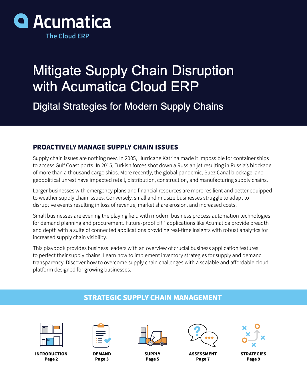 Manage Supply Chain Disruptions